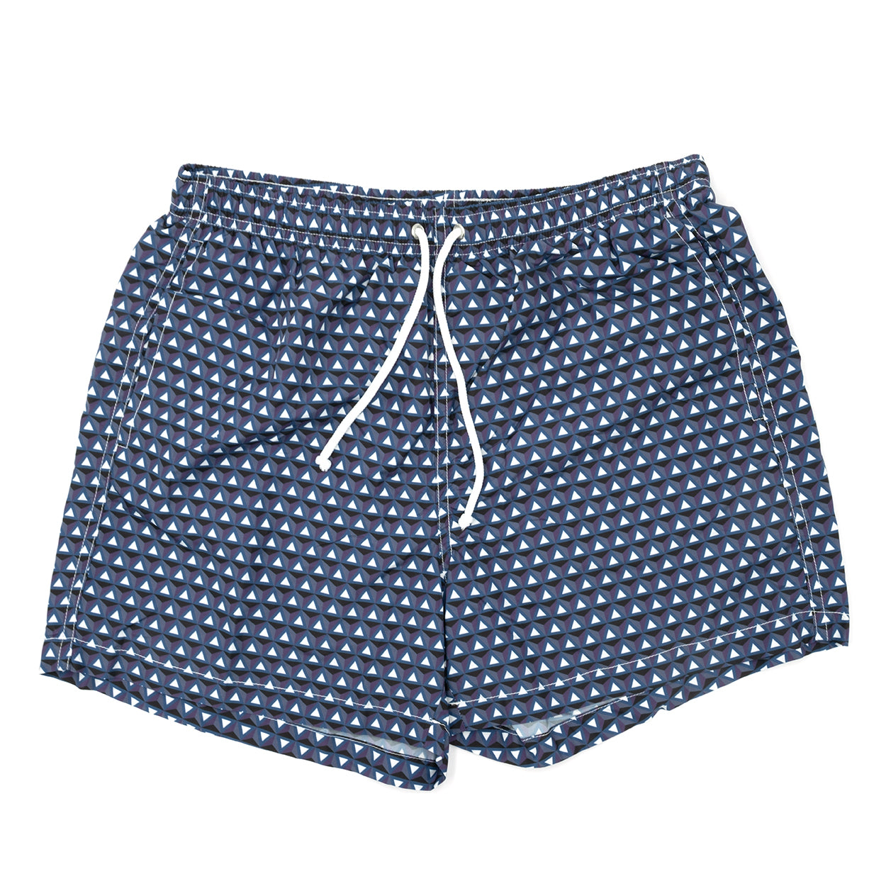 Costume con pattern prisma blu e viola