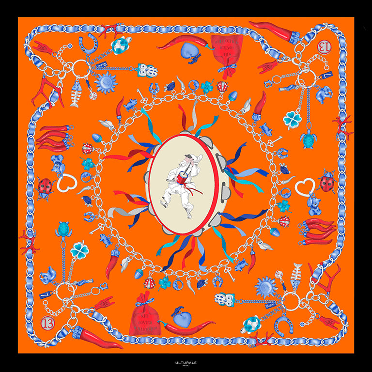 Foulard Pulcinella Arancione