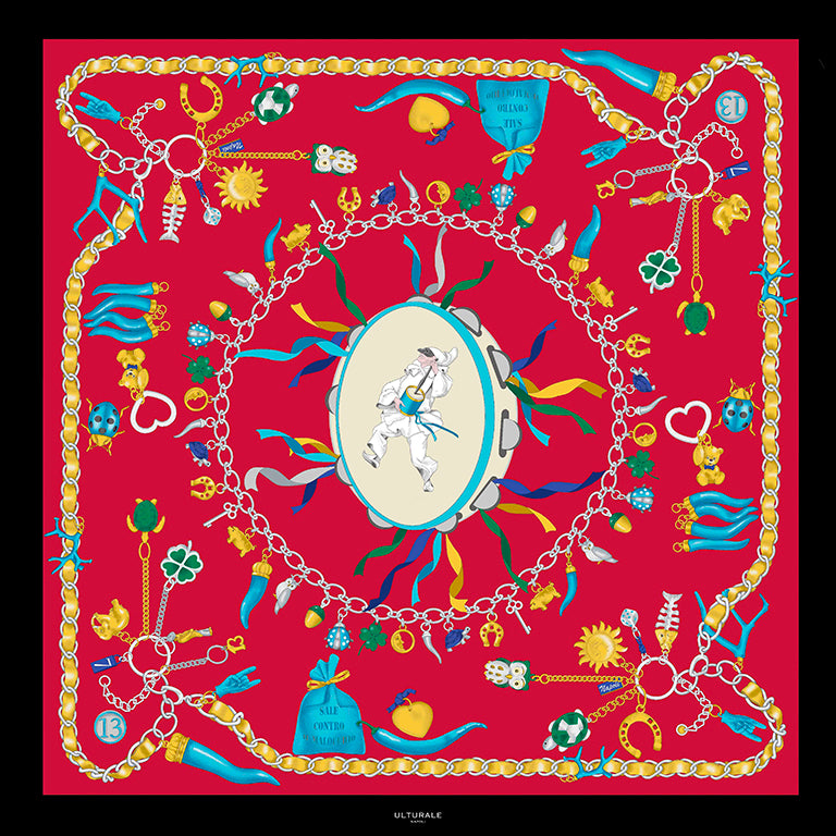 Foulard Pulcinella Rosso