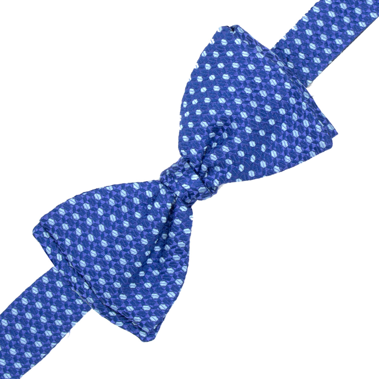 Papillon blu con rombi azzurri