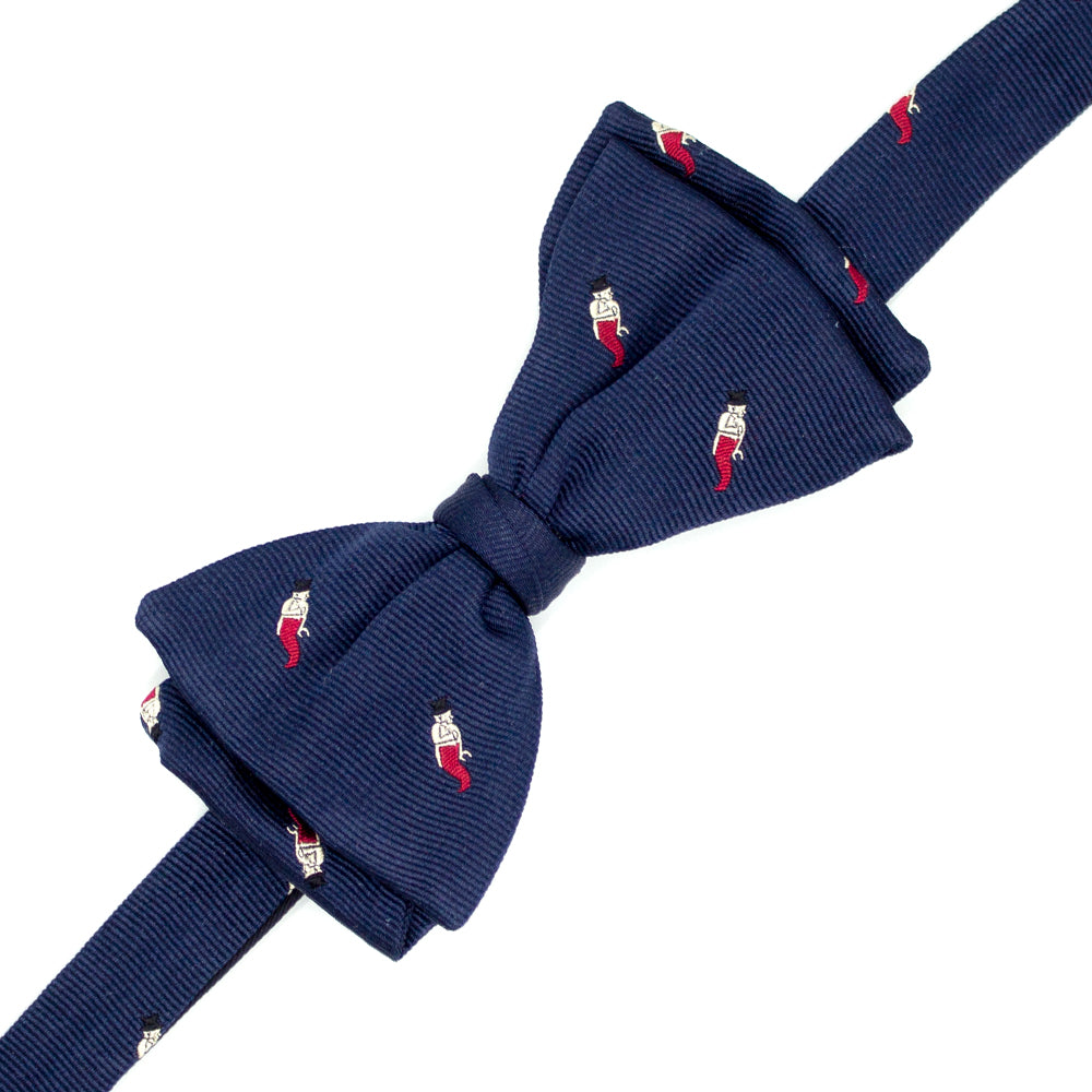 Papillon blu con gobbetti