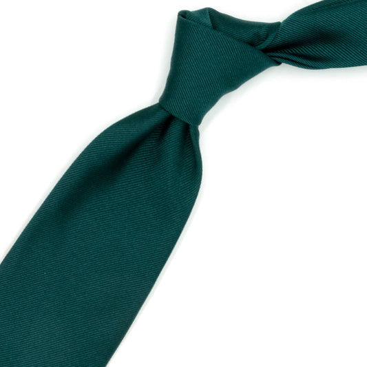 Cravatta tinta unita verde