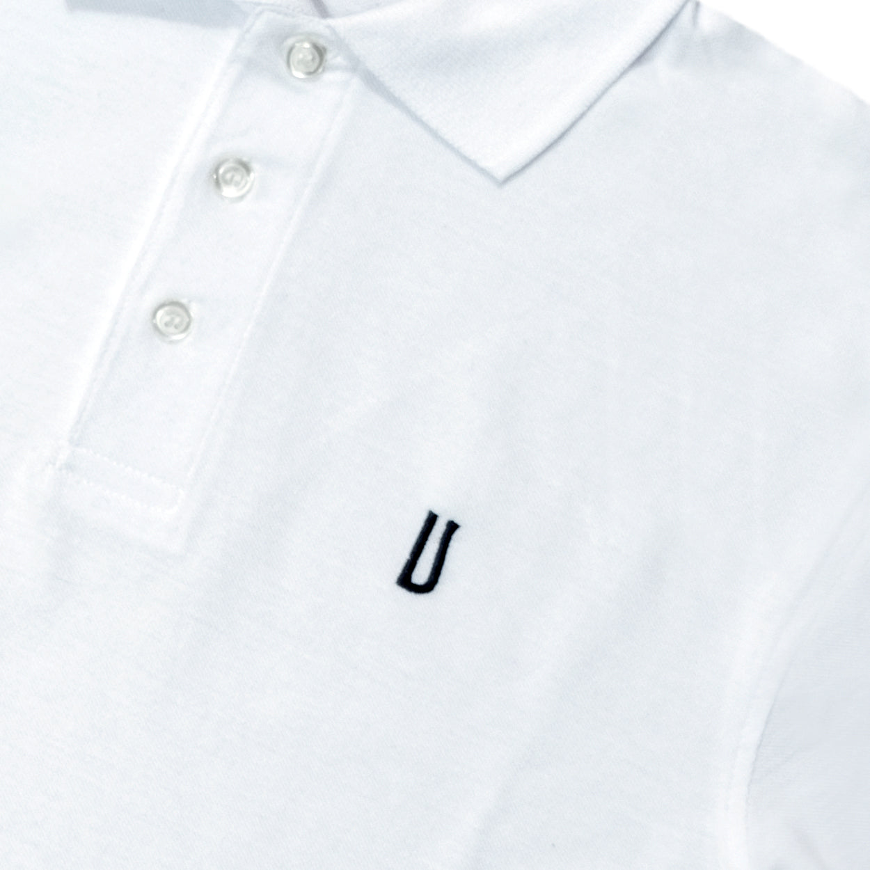 Polo bianca con logo Ulturale blu