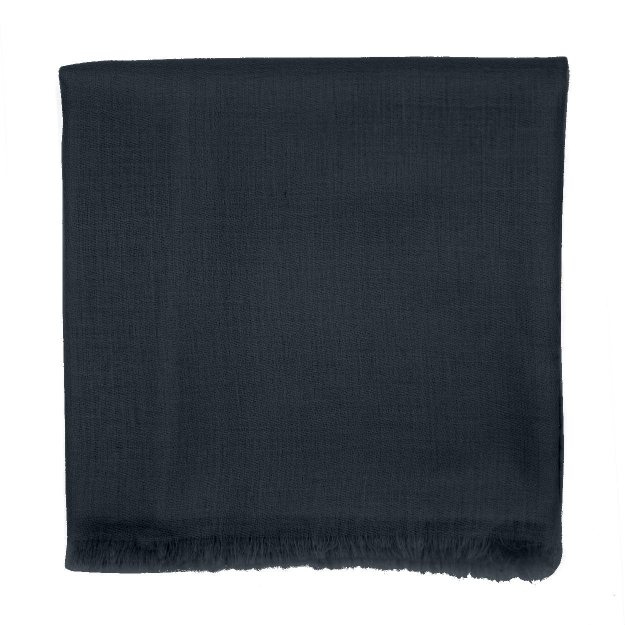 Sciarpa 100% cashmere tinta unita blu