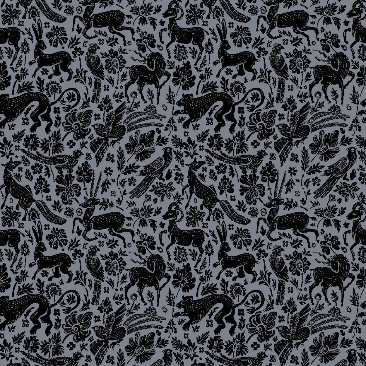 Sciarpa 100% lana fantasia caccia grigia