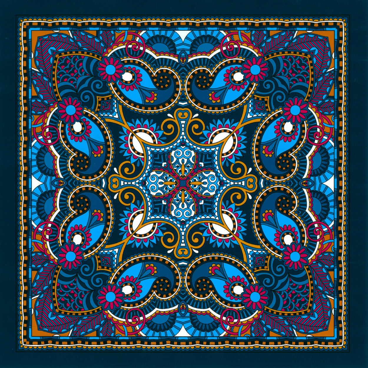 Stola modal & cashmere fantasia paisley