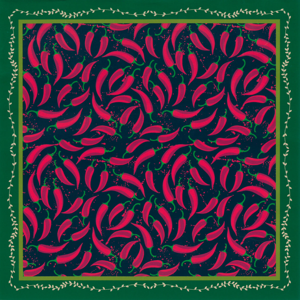 Stola modal & cashmere fantasia peperoncini