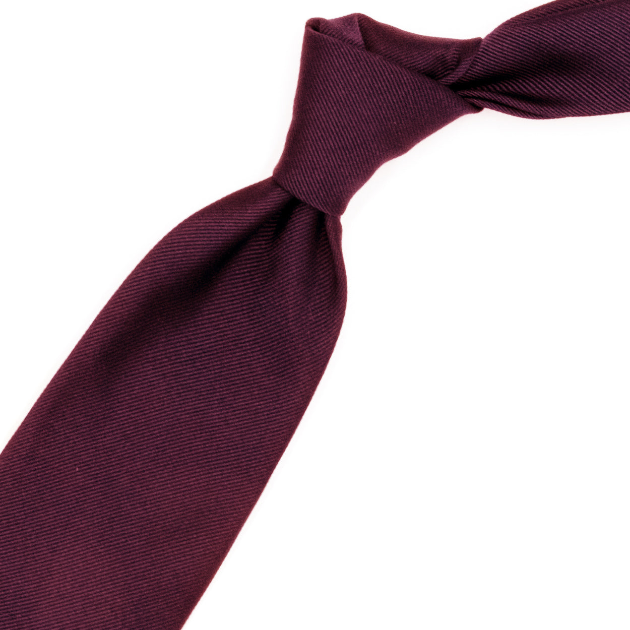 Cravatta tinta unita bordeaux