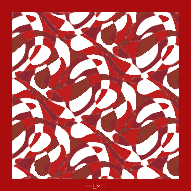 Foulard Astratto Rosso