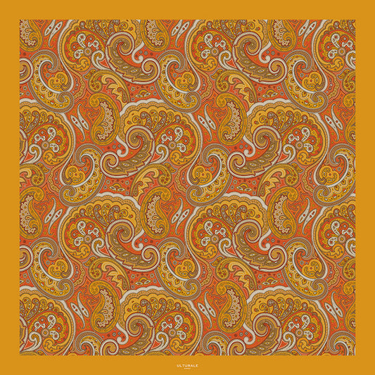 Paisley Mustard Scarf