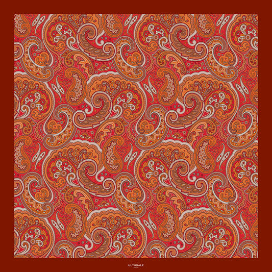 Red Paisley Scarf