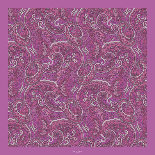 Foulard Paisley Magenta