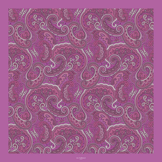 Foulard Paisley Magenta