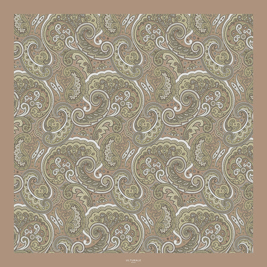 Foulard Paisley Beige
