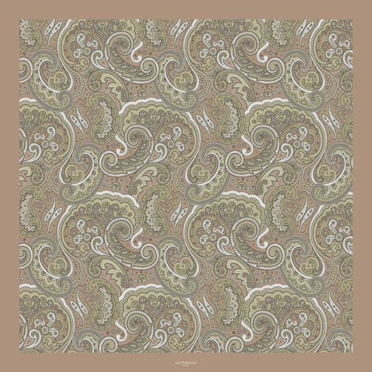 Foulard Paisley Beige