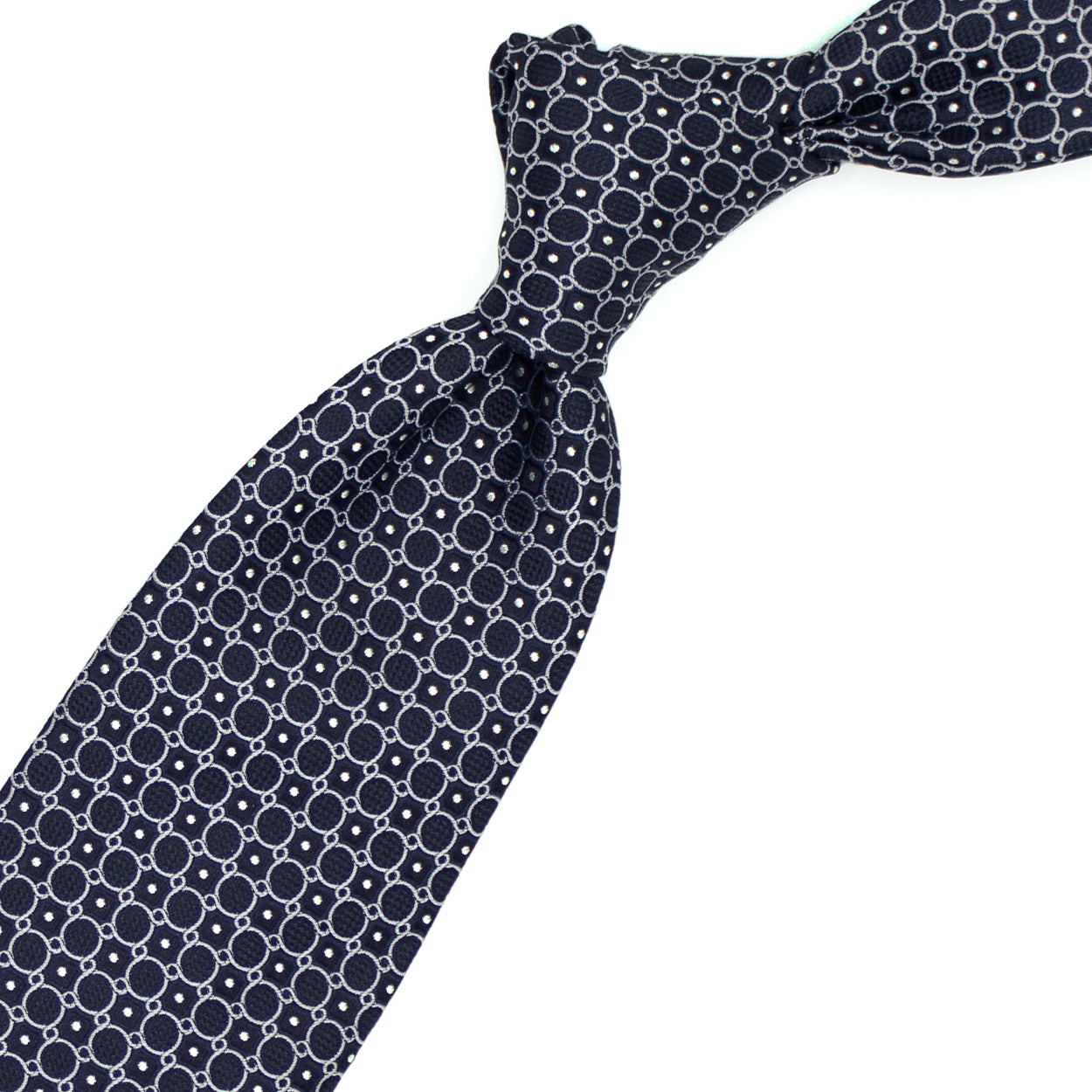 Cravatta in pura seta a micro pois | Blu | Tommy Hilfiger