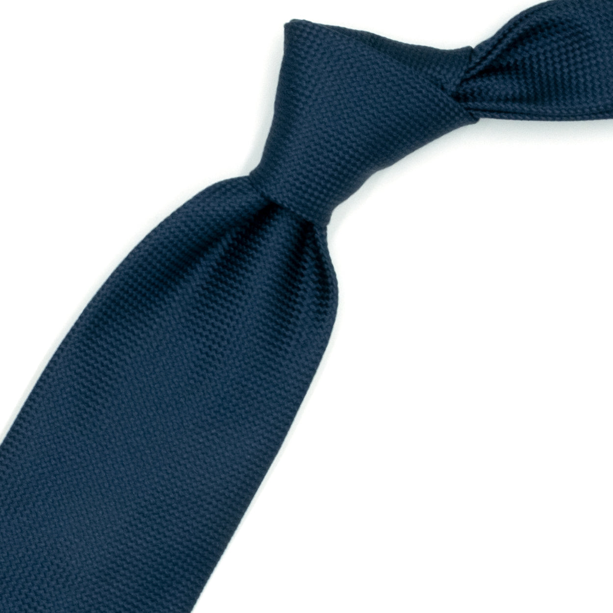 Cravatta tinta unita blu