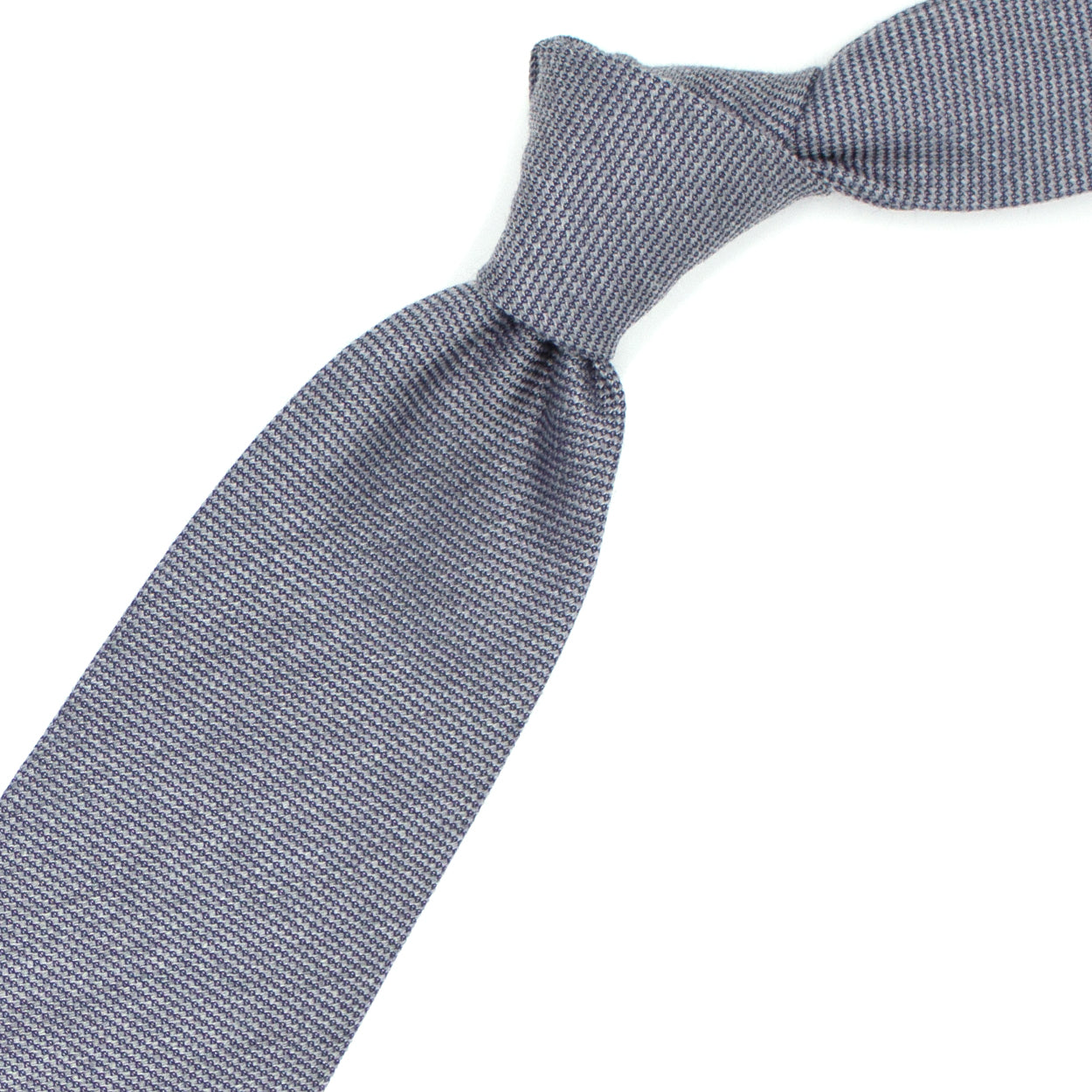 Cravatta tramata grigio chiaro