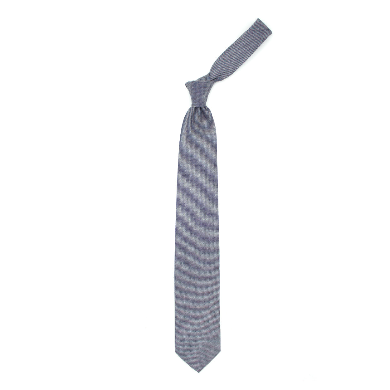Cravatta tramata grigio chiaro