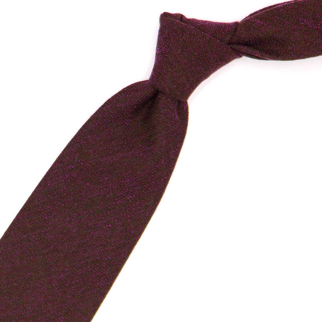 Cravatta tinta unita bordeaux
